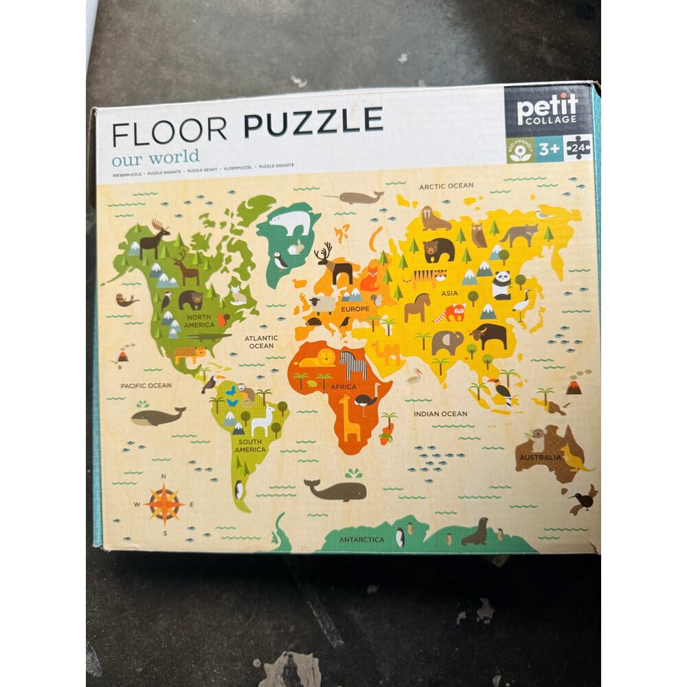 PETIT COLLAGE FLOOR PUZZLE 3+